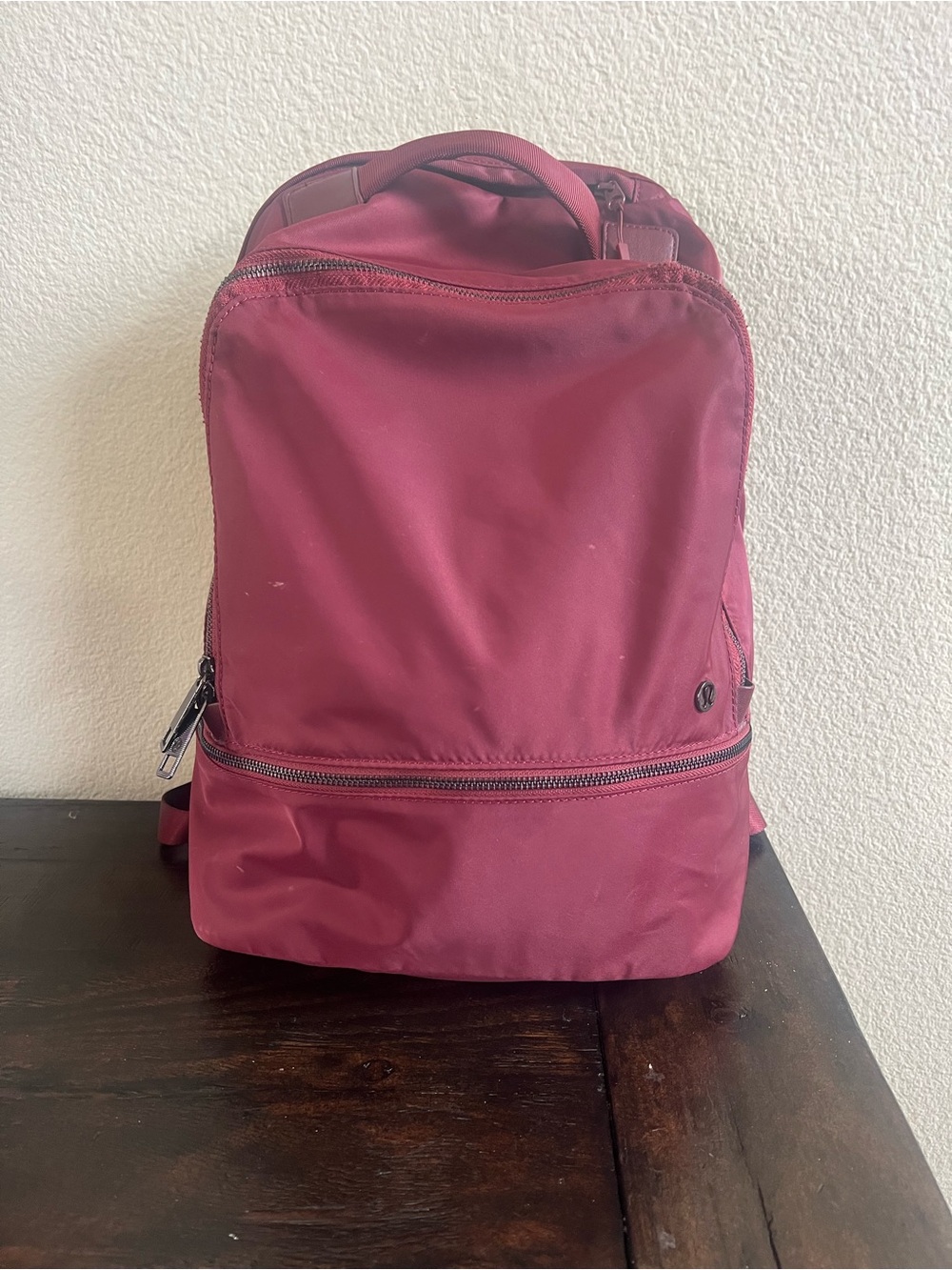 Lululemon City Adventurer Backpack 20L Red Merlot. Gently loved.
